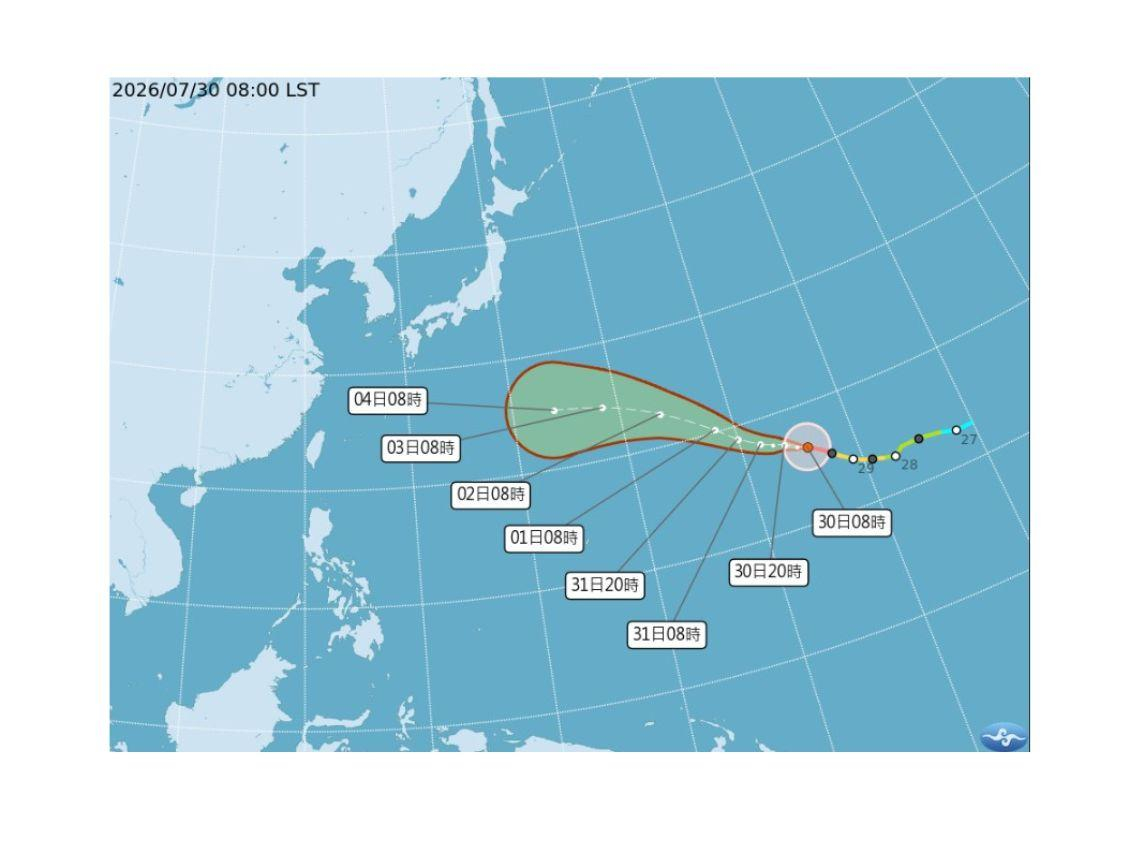 天氣／白海豚強颱「增壯增大」還沒來台灣亂、36度高溫先熱爆到這天！颱風最新路徑圖、10日報搶先看